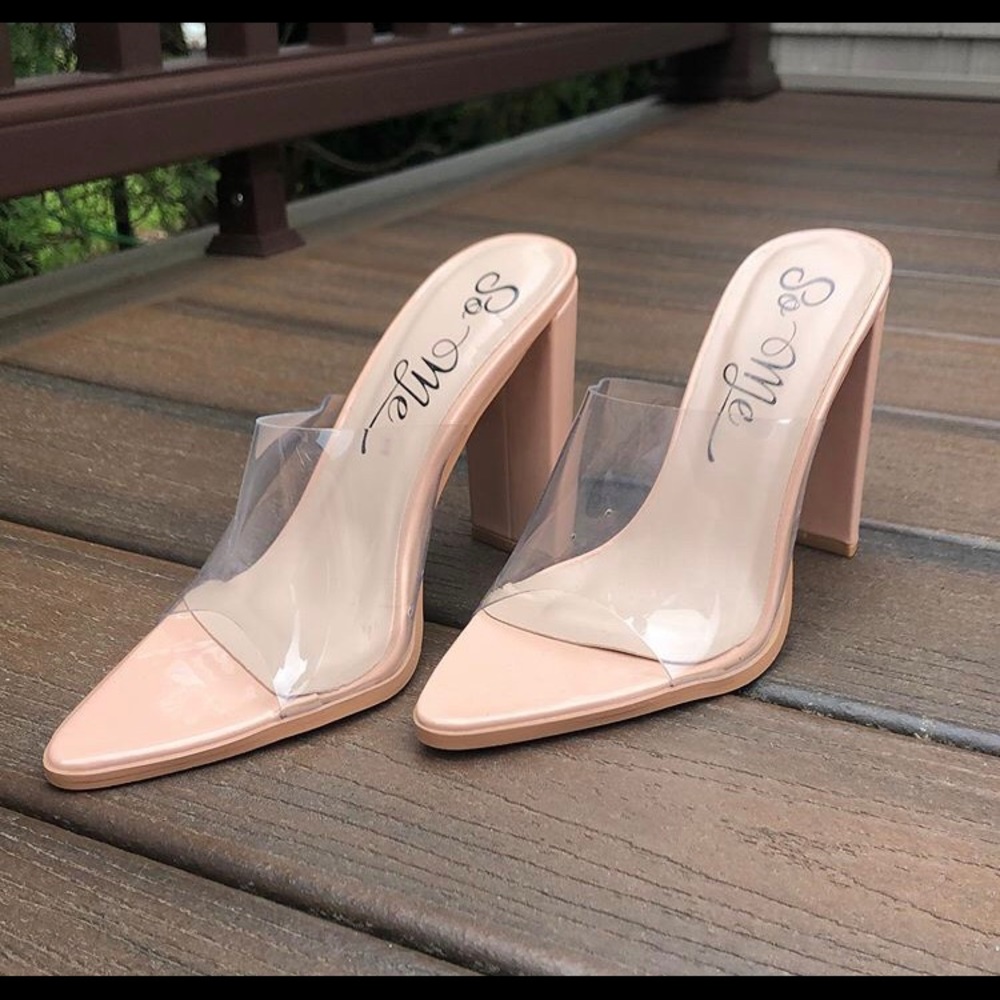 Pink heels